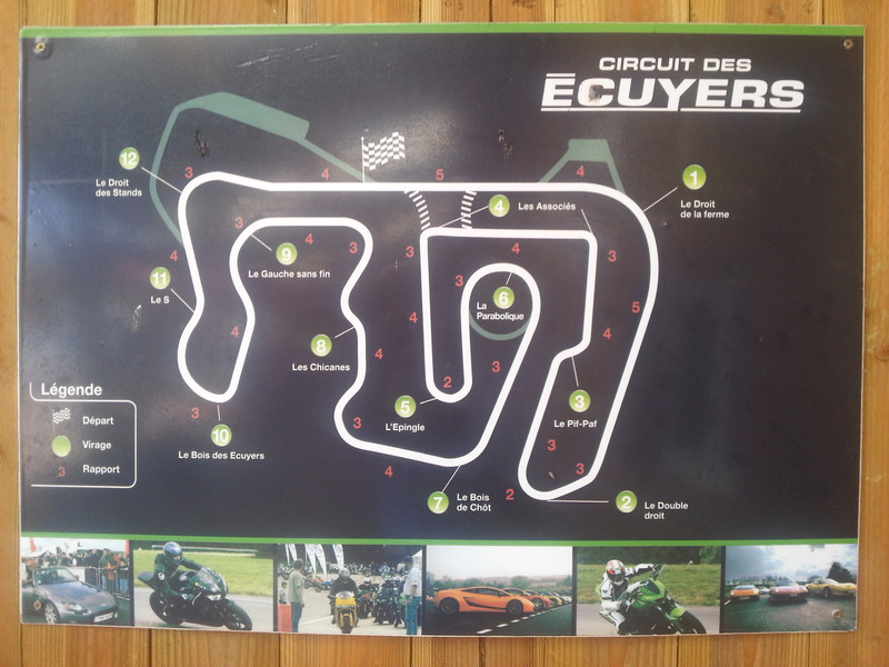 Et le plan du circuit, 3,5 Km en tout