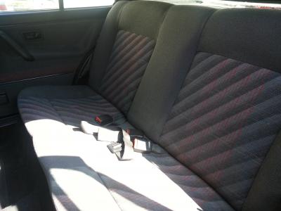 La banquette arrière