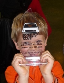 Et le winner du rallye is ? BIBI !<br />Sont sympa ces GGCCiste pour la première avec les G2 ! :-)<br />Vous pouvez pas savoir comment il était fier, il a même emmené le trophée à l'école !