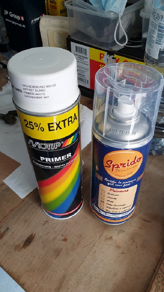 APPRET MOTIP + PEINTURE SPRIDO L091