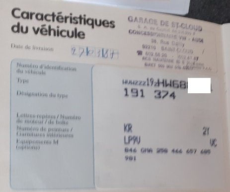 Etiquette du carnet d'entretien