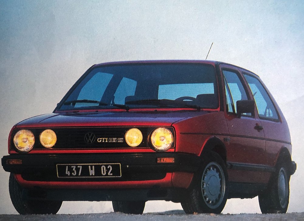 1986. Première VW Golf 2 GTI 16S en France - VAG France.JPG