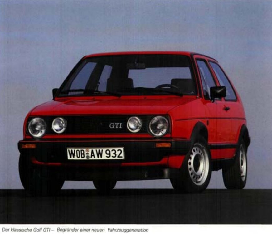 VW Golf 2 GTI 1985. Voiture de presse lancement en Allemagne.jpg