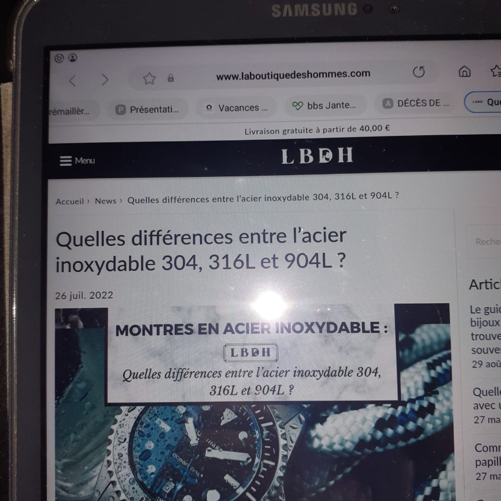 Site de montre mais bon ....