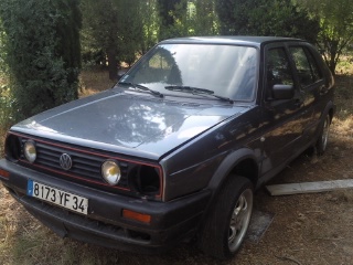 la golf a l'arrivée