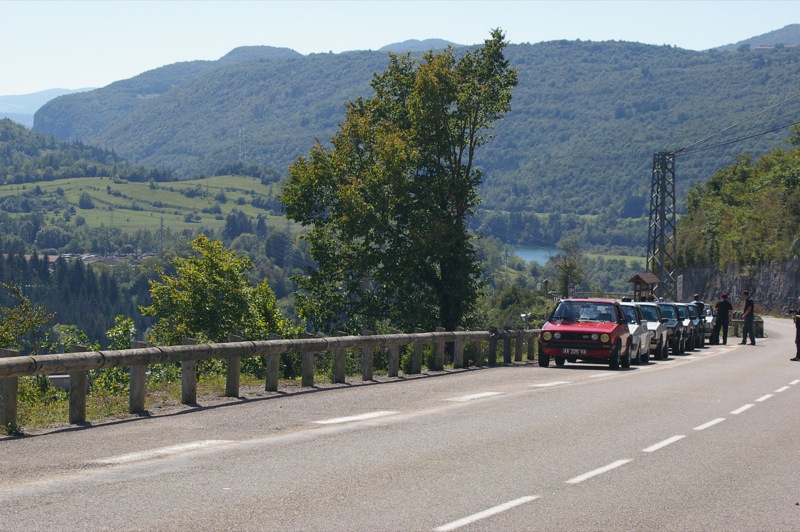 Arrivée au barrage, pour la séquence contemplation