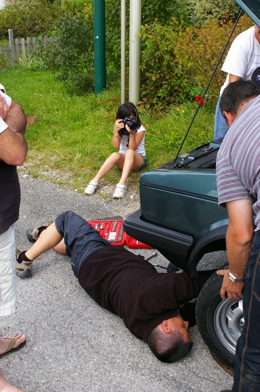 La photo de la future &quot;photographe&quot; qui photographie celui qui bosse ... afin d'avoir des preuves !