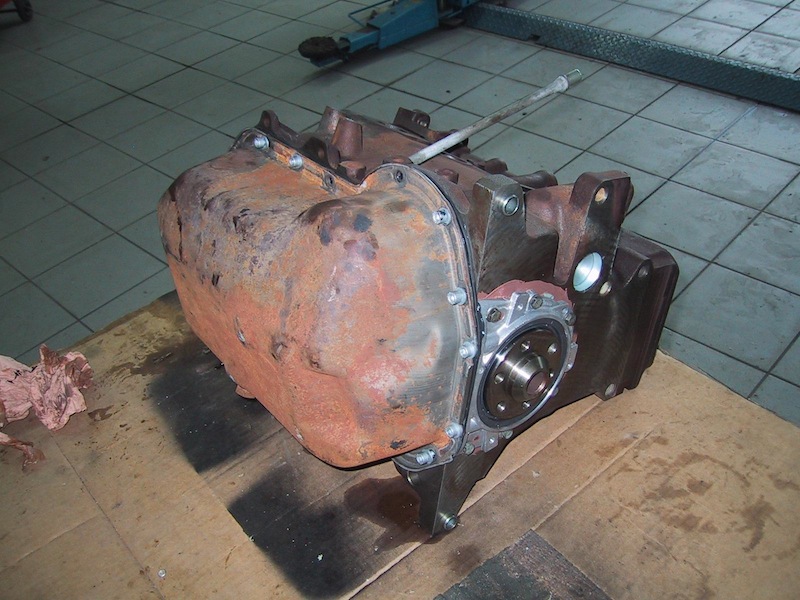 Voyez par vous-même l'état du carter...