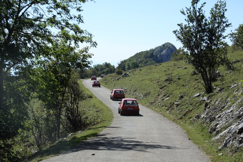 La route des golfs rouges (les plus rapides)