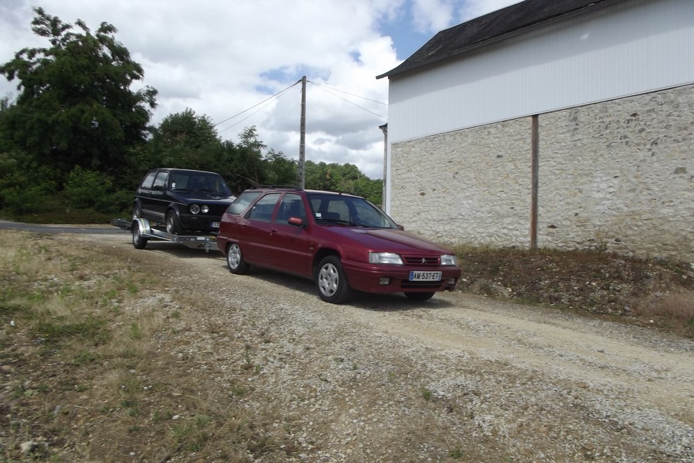 Je vais vous dire 250 km km avec une ZX 1.9 diesel avec un plateau et ma mèmère et bien ça roulai pas vite !!!