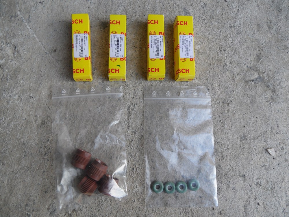 Injecteurs + supports + joints neufs