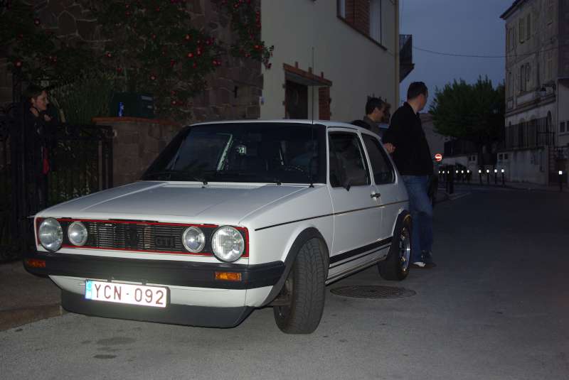 petit tour en gti pour l ancien proprio, il en revenait pas de la nouvelle vie donnée à son ancienne Gti