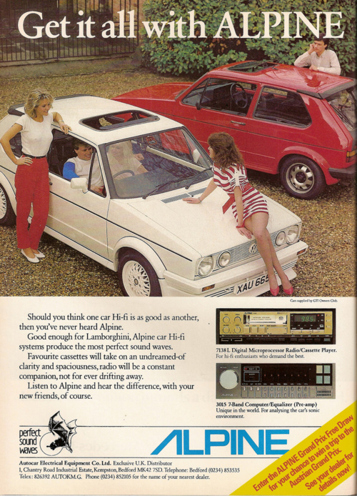 Publicité anglaise de 1982... année "16s" et ca se voit !!